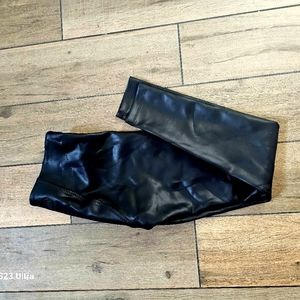 MAX Studio Sport Vegan Leather leggings size small